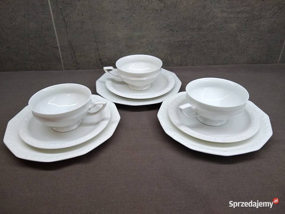 Rosenthal Biała Maria filiżanka herbata Porcelana i szkło Kalisz
