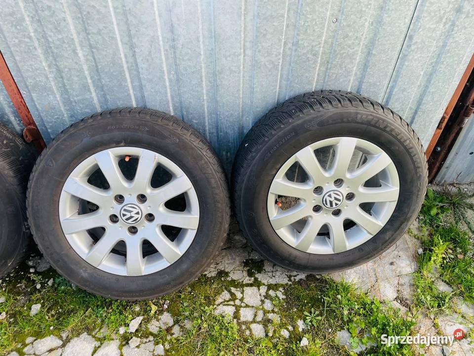 Koła zimowe Golf V 5x112 dolnośląskie Strzegom sprzedam