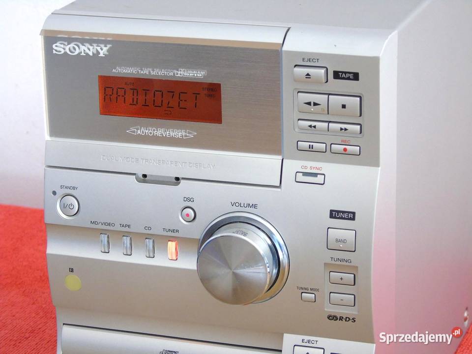 Wieża Sony CMTCP1 CD AUX Radio Mag sprawna