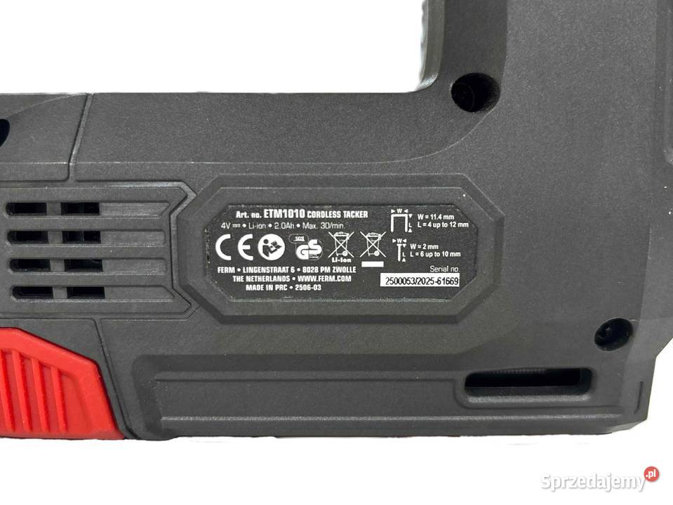 zszywacz Ferm ETM1010 Elbląg