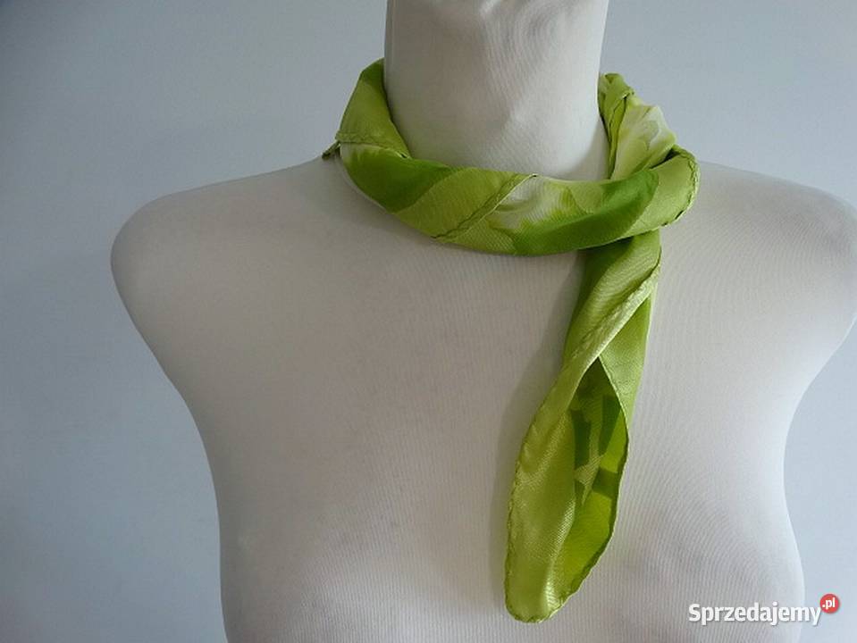 Apaszka Jedwabna 100 Naturalny Jedwab Chustka Łomża