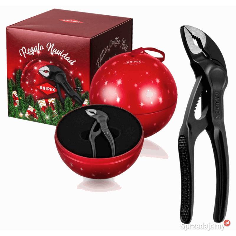 Knipex Cobra XS87 00 100 w bombce choinkowej Szczypce i kombinerki Szczerbice