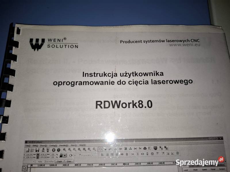 Laser CO2 Weni Solution WS 2030TC 2021 stół Biznes i Przemysł mazowieckie