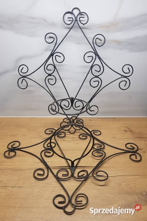 2 Kwietniki ścienne Metalowe PRL 44 x 44 Golina