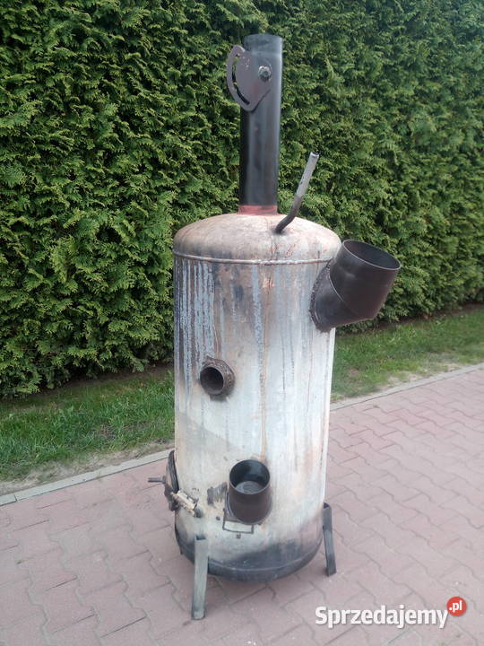 PIEC na olej drewno węgiel pelet KOZA