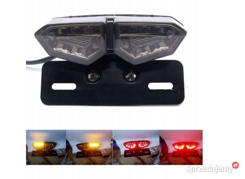 LAMPA MOTOCYKLOWA TYLNA Z KIERUNKOWSKAZAMI śląskie Mysłowice