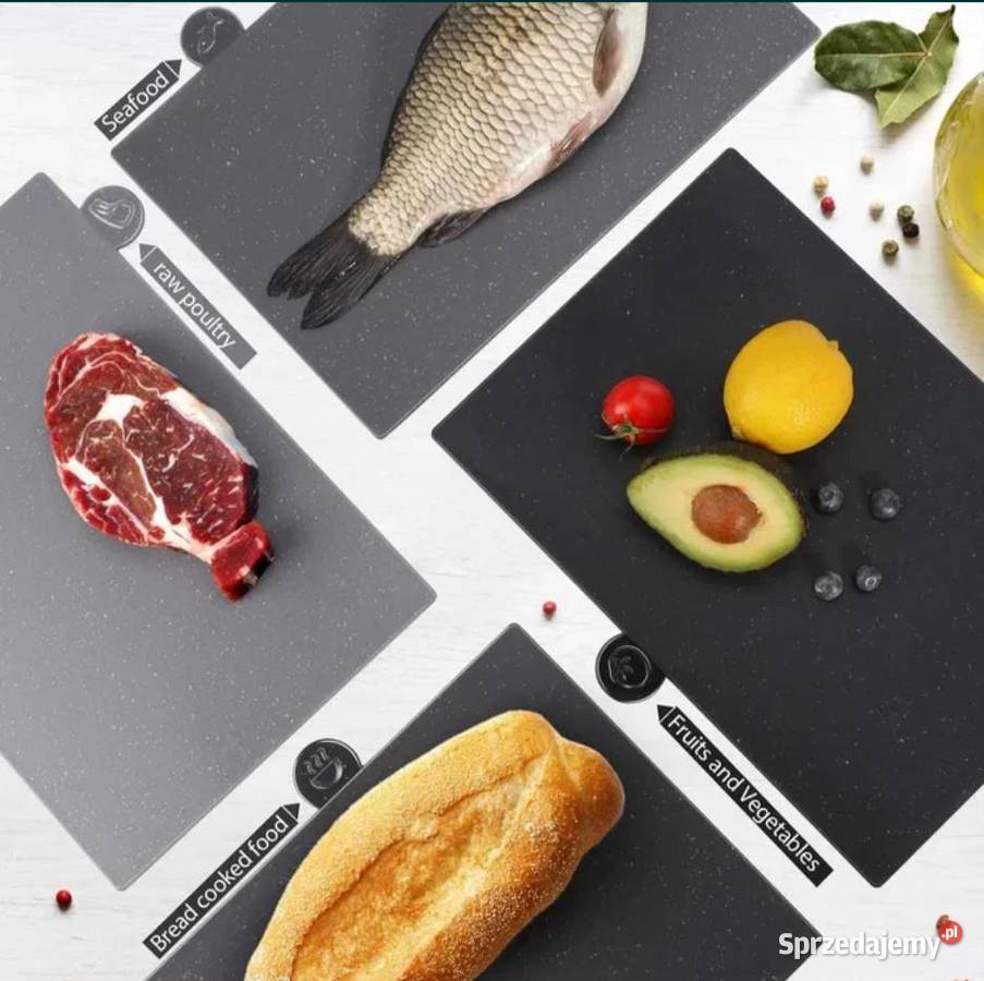 Deska blat do krojenia 4 deski mata podkładka Poraj