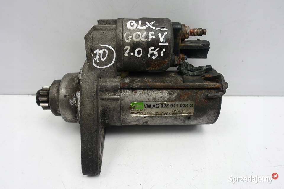 VW Golf V 20 FSI ROZRUSZNIK valeo 02Z911023G osobowe Chełm