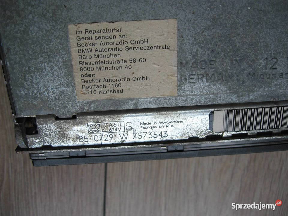 BMW Bavaria Radio C Exclusiv Becker BE 0729 E36