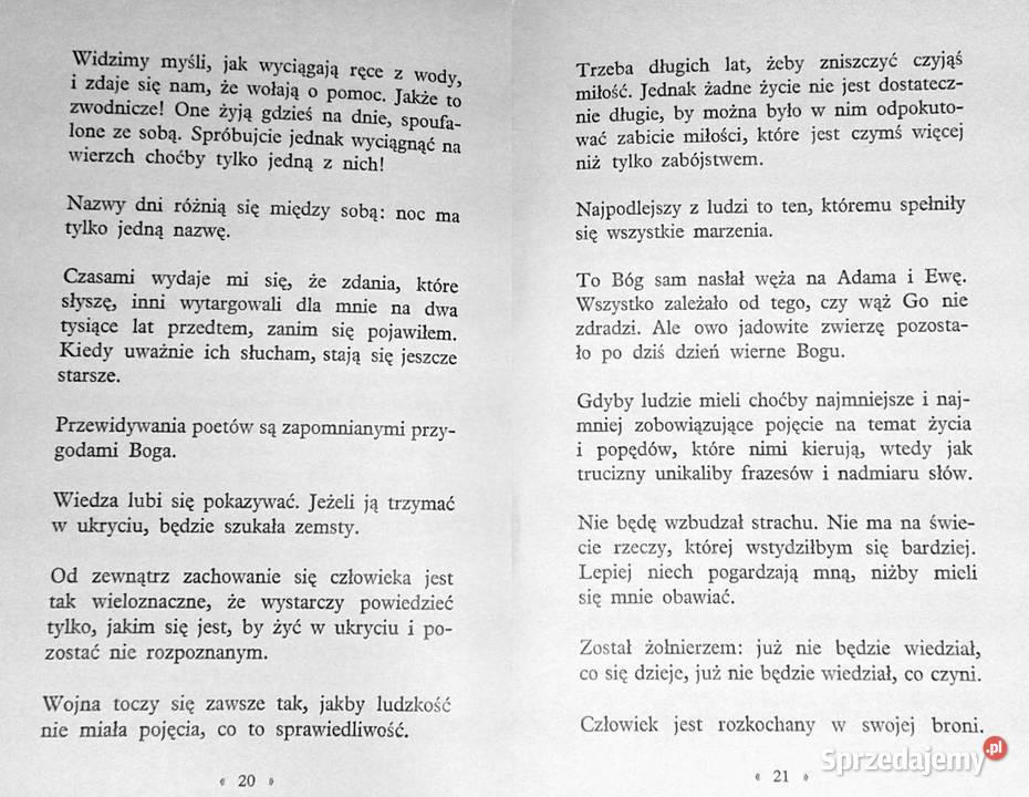 Myśli Elias Canetti Chełm