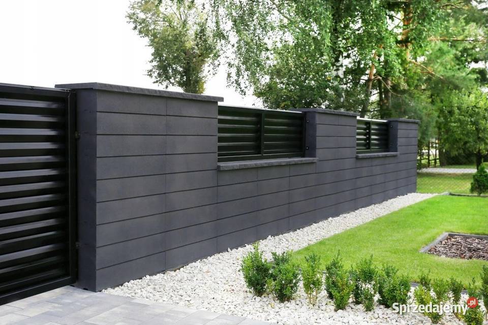 Ogrodzenie modułowe JADAR pustak bloczek gładki Budownictwo i akcesoria Stalowa Wola