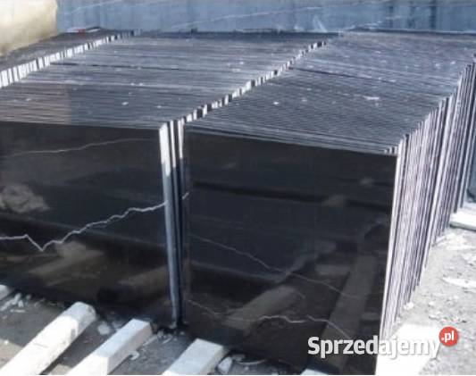 CZARNY gres marmur ŻYŁKA 80x80 WYSOKI POŁYSK łódzkie Łask