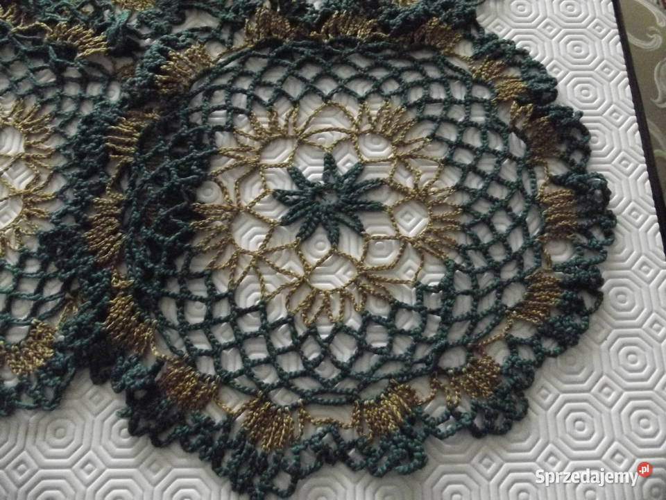 komplet 6 sewetek szydełkowych śr19 Piekary Śląskie sprzedam