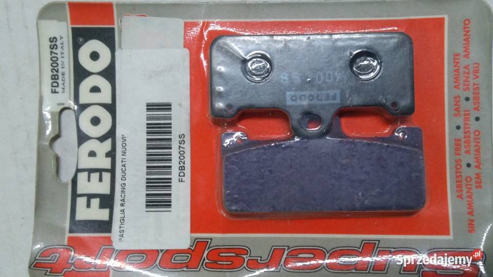 Klocki hamulcowe Ferodo FDB2007SS Ducati 748 955 Klocki hamulcowe