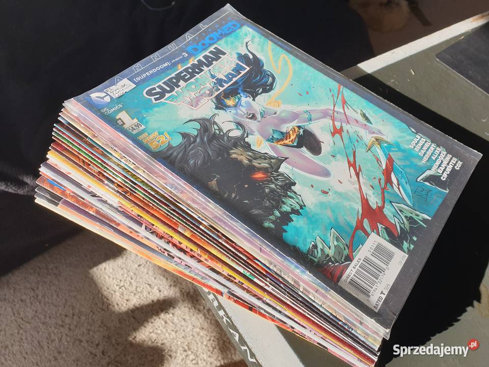 Superman Wonder Woman zestaw 24 komiksy DC USA