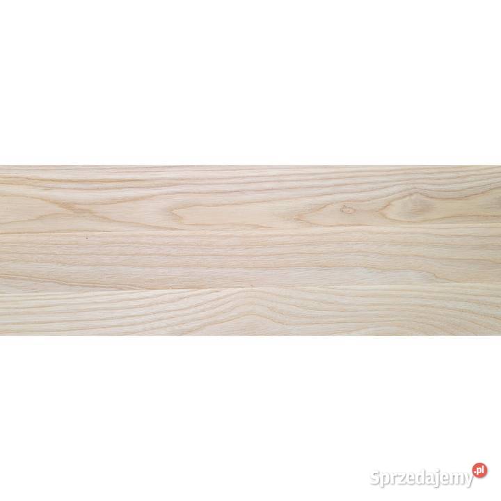 Stopień Drewniany Prosty Jesion na Wymiar do Gdów