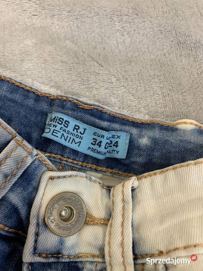 Krótkie spodenki szorty jeansowe dżinsowe HIT Jasło