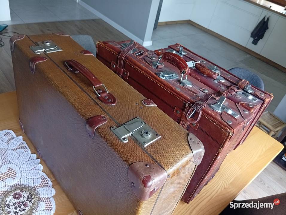 Walizki vintagez minionej epokiIdealne jako Syców