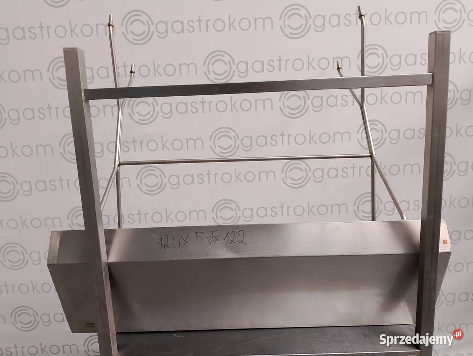 Daszek ze stali nierdzewnej 120x58x122 Wrocław