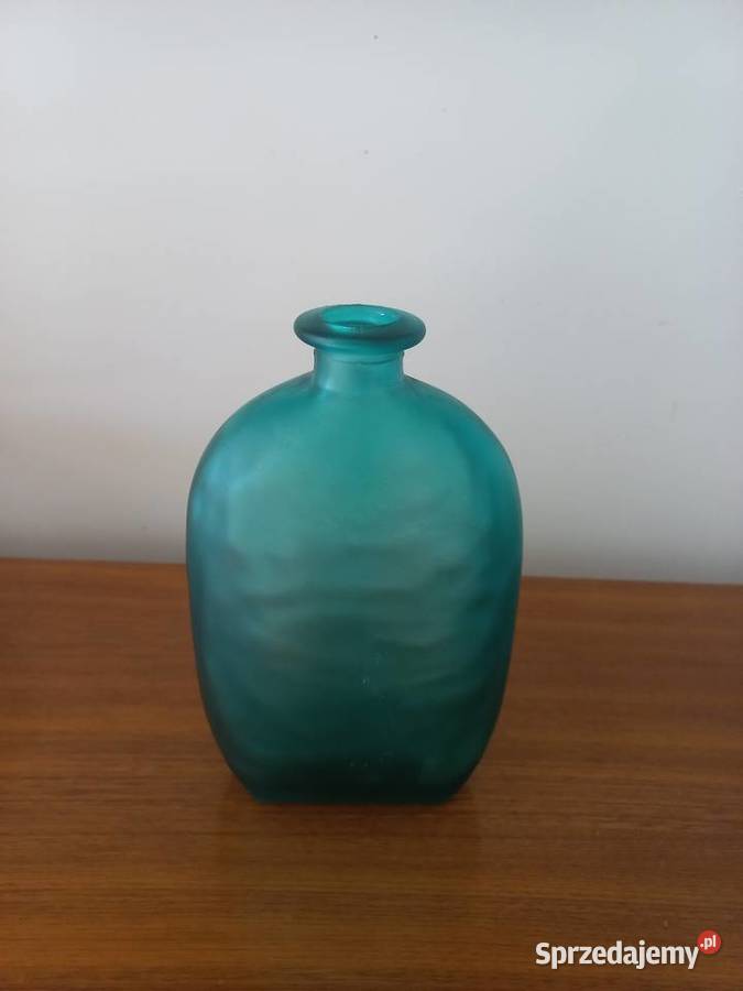 Wazon artystyczny turkusowy