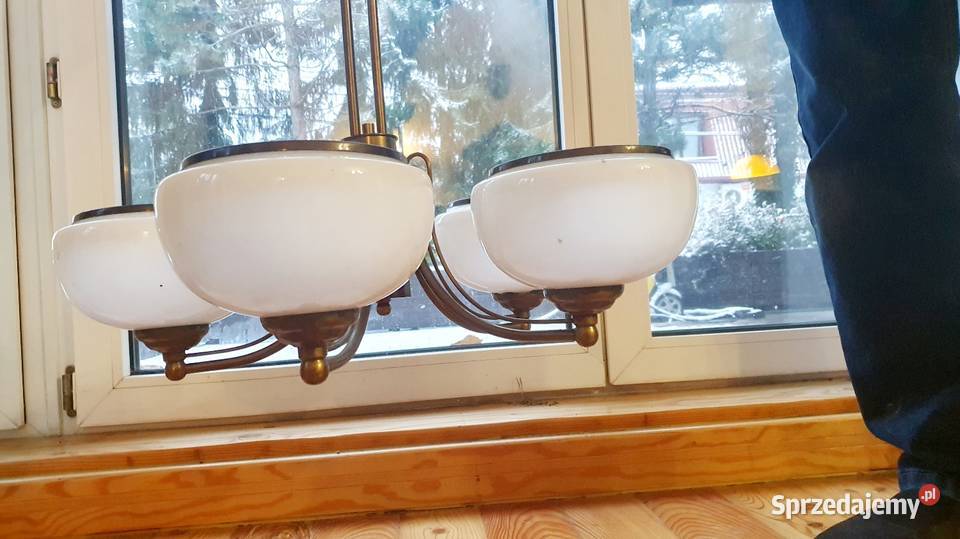 Żyrandol vintage loft Hornówek