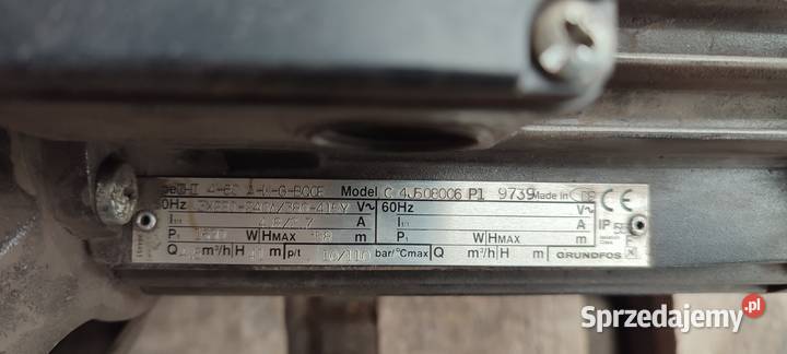 wielostopniowa pompa odśrodkowa Janikowo