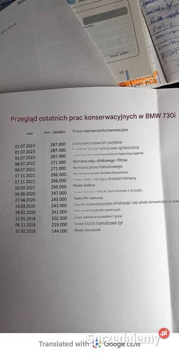 Sprzedam BMW E65 730i ogranicznik prędkości Katowice
