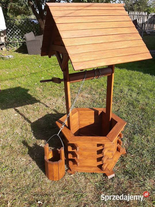 studnia drewniana duża śląskie Wanaty