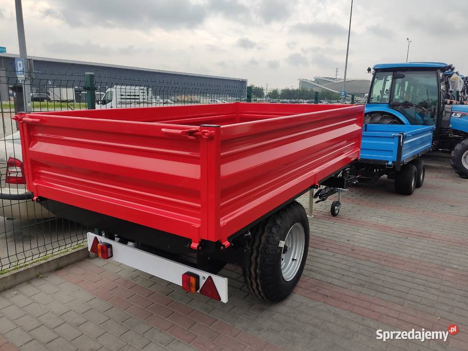Przyczepy transportowe jedno dwu osiowe nowe nieuszkodzony dolnośląskie