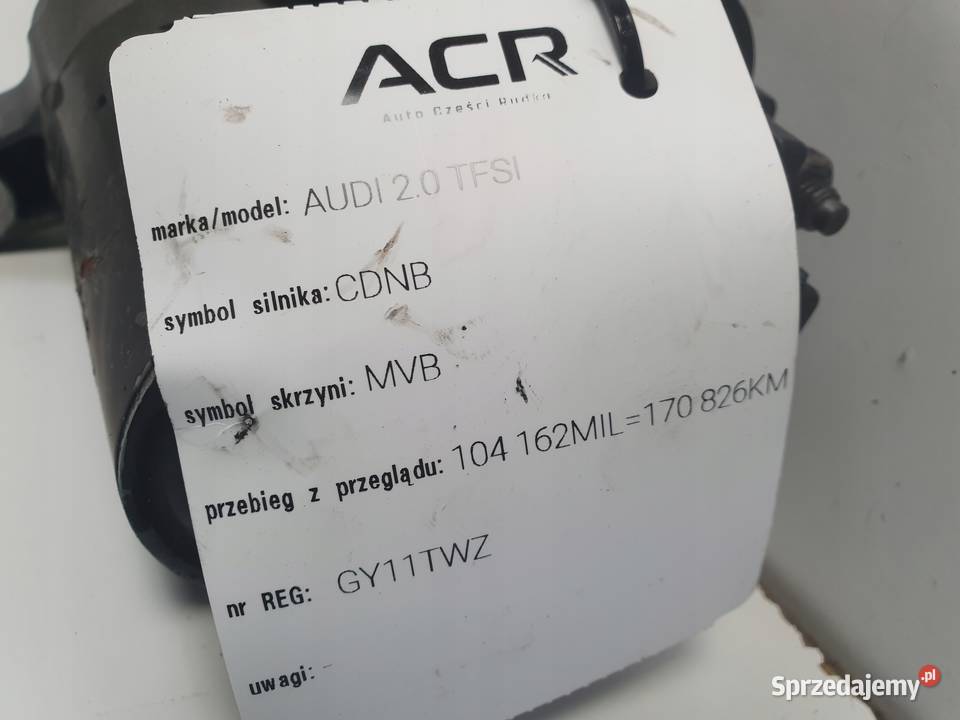 ROZRUSZNIK Audi A4 B8 20 TFSI ROZRUSZNIK lubelskie Rudka