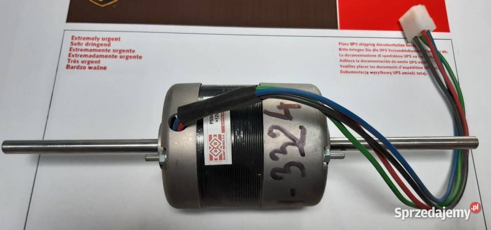 Silnik nagrzewnicy dmuchawy 12v podwójny Kołobrzeg sprzedam