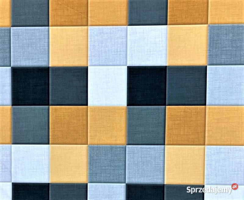 Kwadraty tkanina dekoracyjna obiciowa Częstochowa