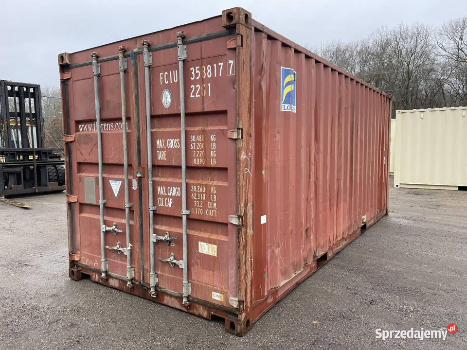 Kontener morski magazynowy 20DV 6 metrowy warmińsko-mazurskie Iława