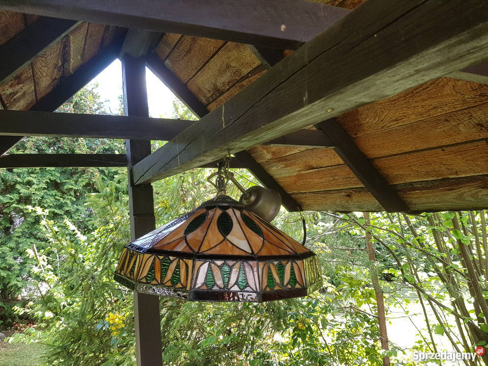 Stara lampa witrażowa ala tiffany Myszków sprzedam