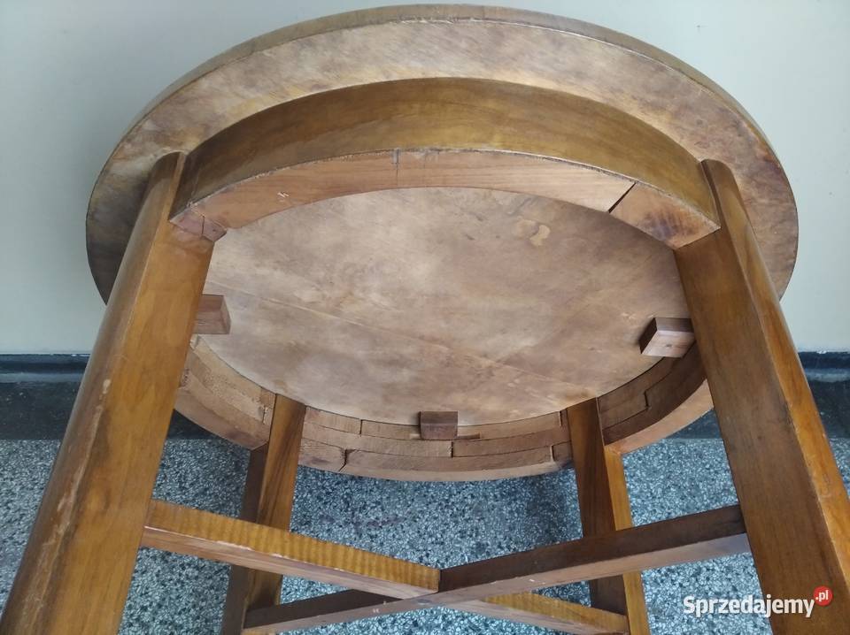 OKAZJA Stół Drewniany Stolik Okrągły Mały sprzedam