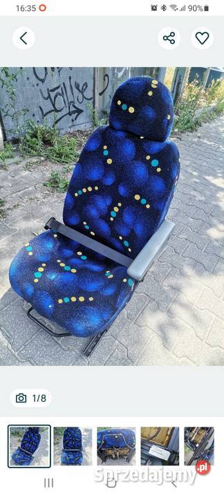 Sprzedam fotele na 2 i 3 rząd Renault Master Grudziądz