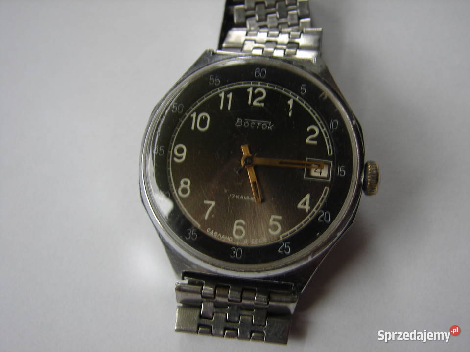 Wostok CCCP z czarnym ringem stary zegarek