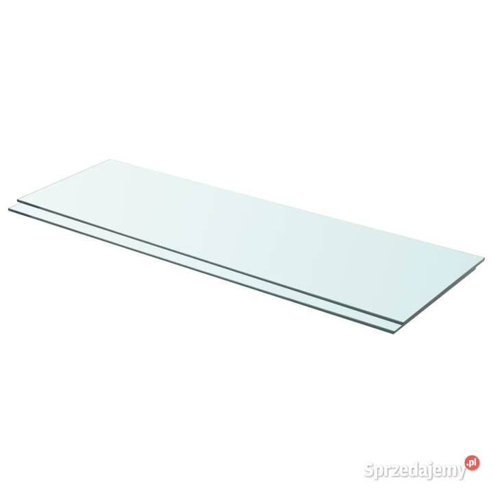 Półki 2 panel z przezroczystego szkła 90 x 30 Warszawa
