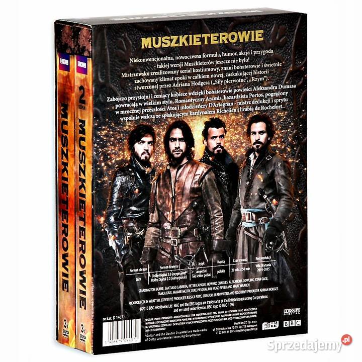MUSZKIETEROWIE SERIA 12 6 DVD