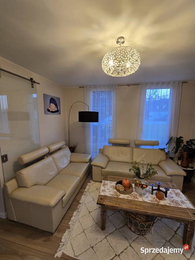 zestaw wypoczynkowy skórzany Wisznia Mała