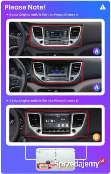 Radio Android 13 Tucson 3 Hyundai IX35 20152018r Ożarowice
