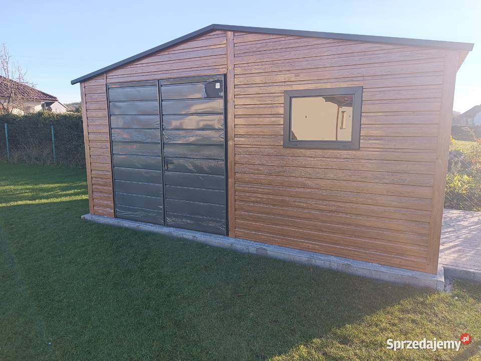 Garaż Blaszany do ogroduWiata Blaszak Garaże wielkopolskie Piła