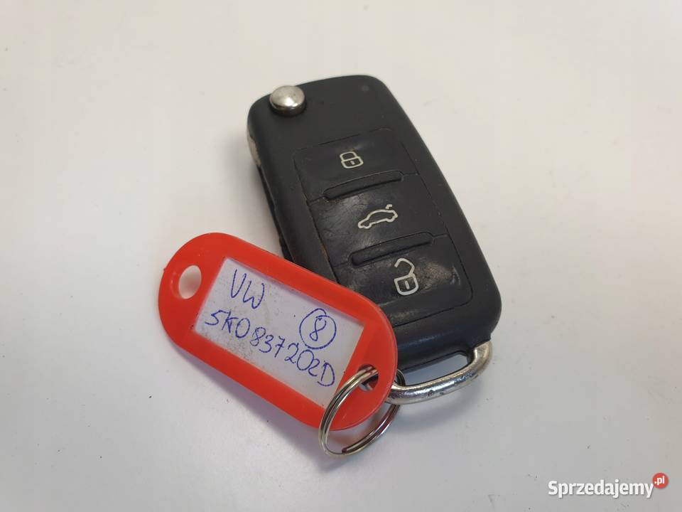 KLUCZYK PILOT WV GOLF 5K0837202D osobowe Pozostałe Rudka