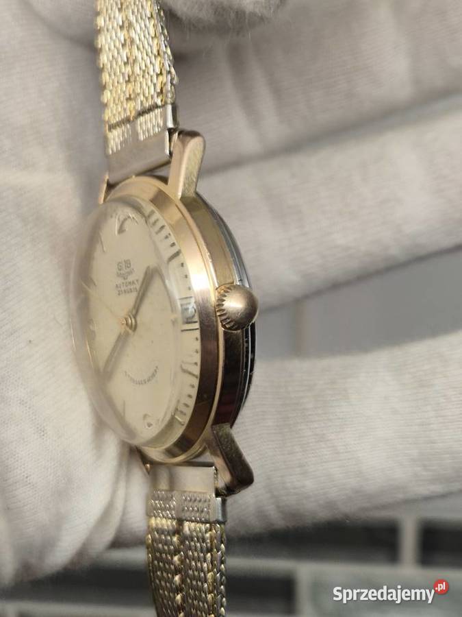 Rzadki GUB Glashutte automat vintage lata 60te Chorzów