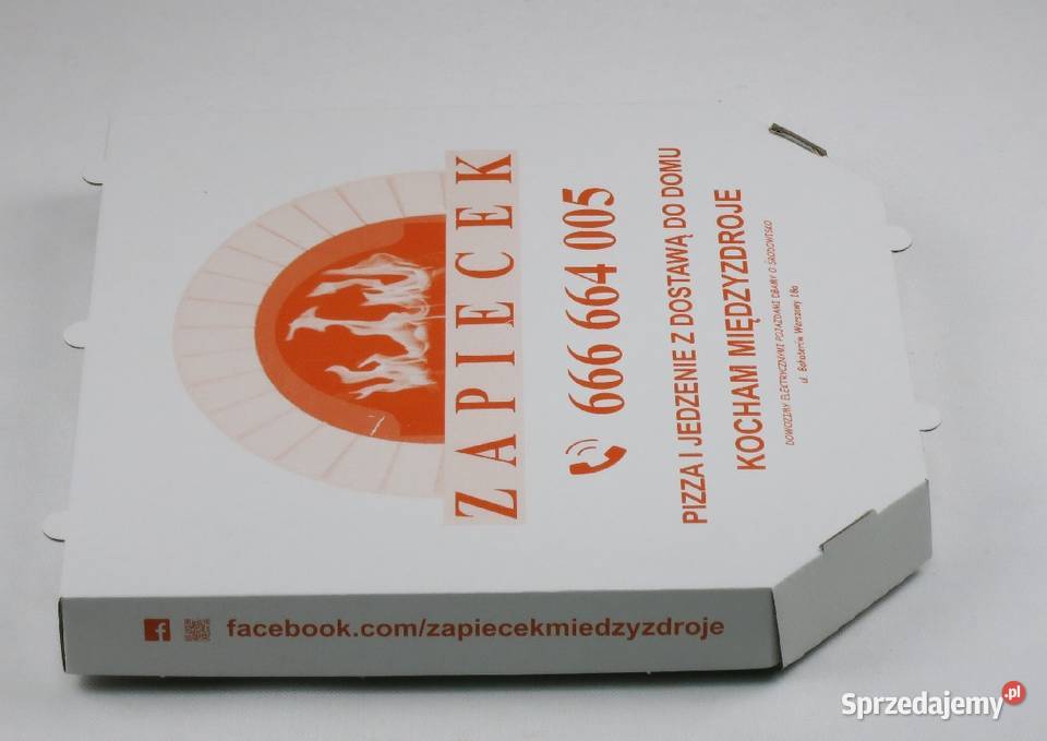 Karotny pudełka na pizzę z nadrukiem boki Biznes i Przemysł Lublin sprzedam