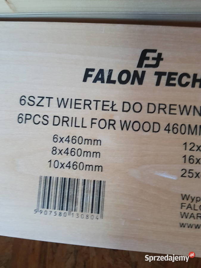 WIERTŁA DO DREWNA 6EL WIERTŁO 625mm 460mm Głogowa