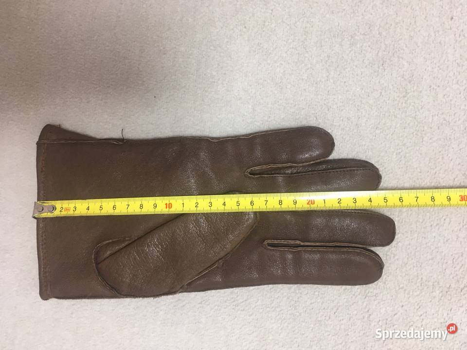 PRL rękawiczki męskie skórzane brązowe nowe Kołobrzeg