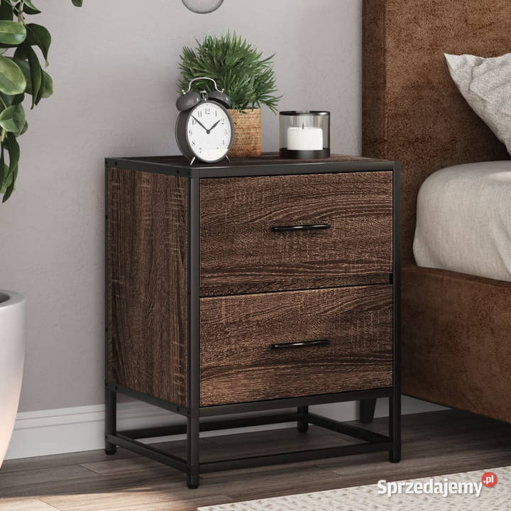 Szafka nocna brązowy dąb 40x31x50 materiał Szafki Warszawa