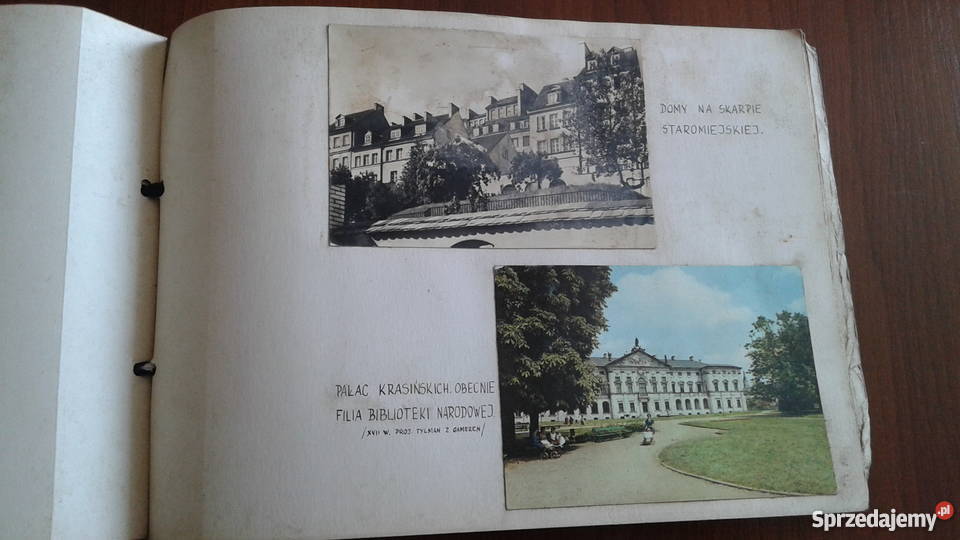 Starocie stary album o Warszawie pamiątka PRLu Koszalin