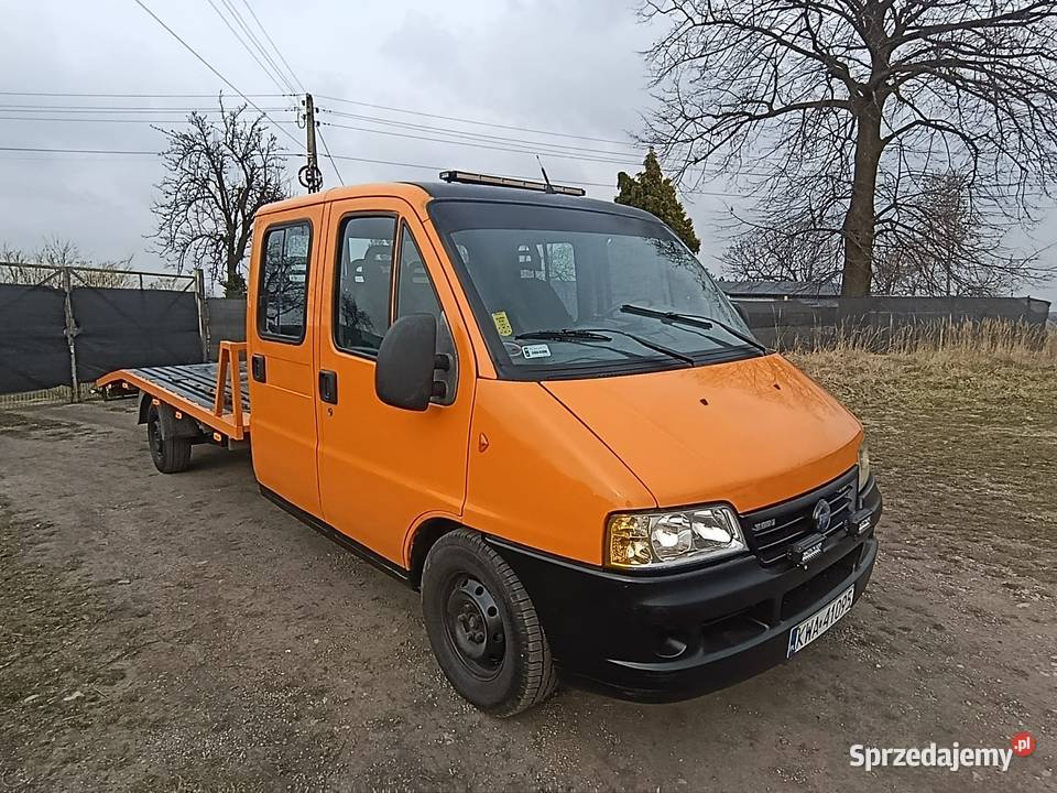 Fiat Ducato auto laweta dubel kabina możliwa diesel Mysłowice sprzedam